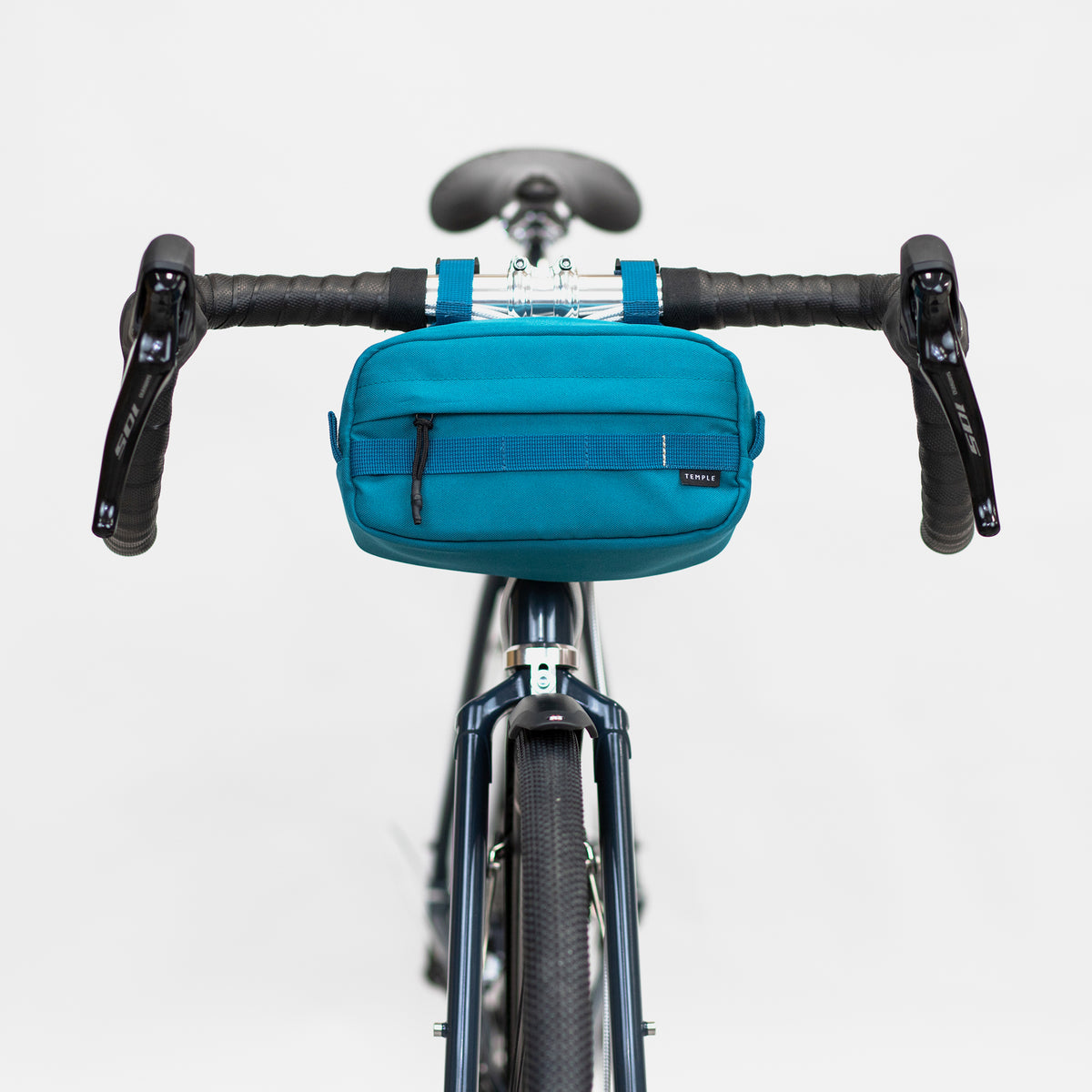 Blue store bike bars