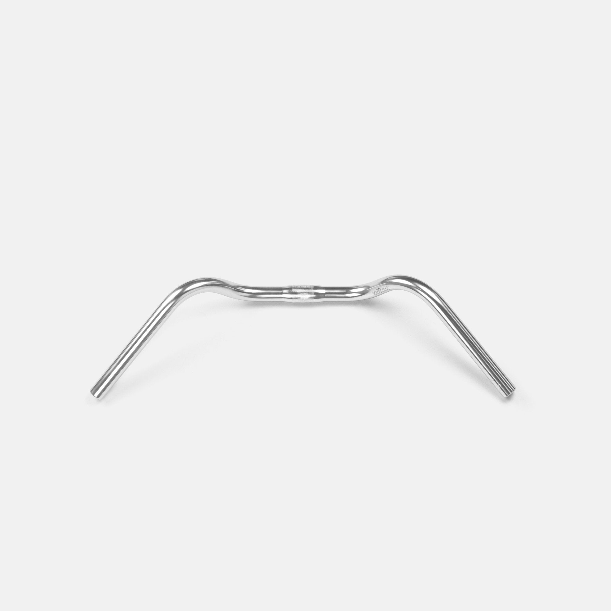 Swept back riser clearance handlebars