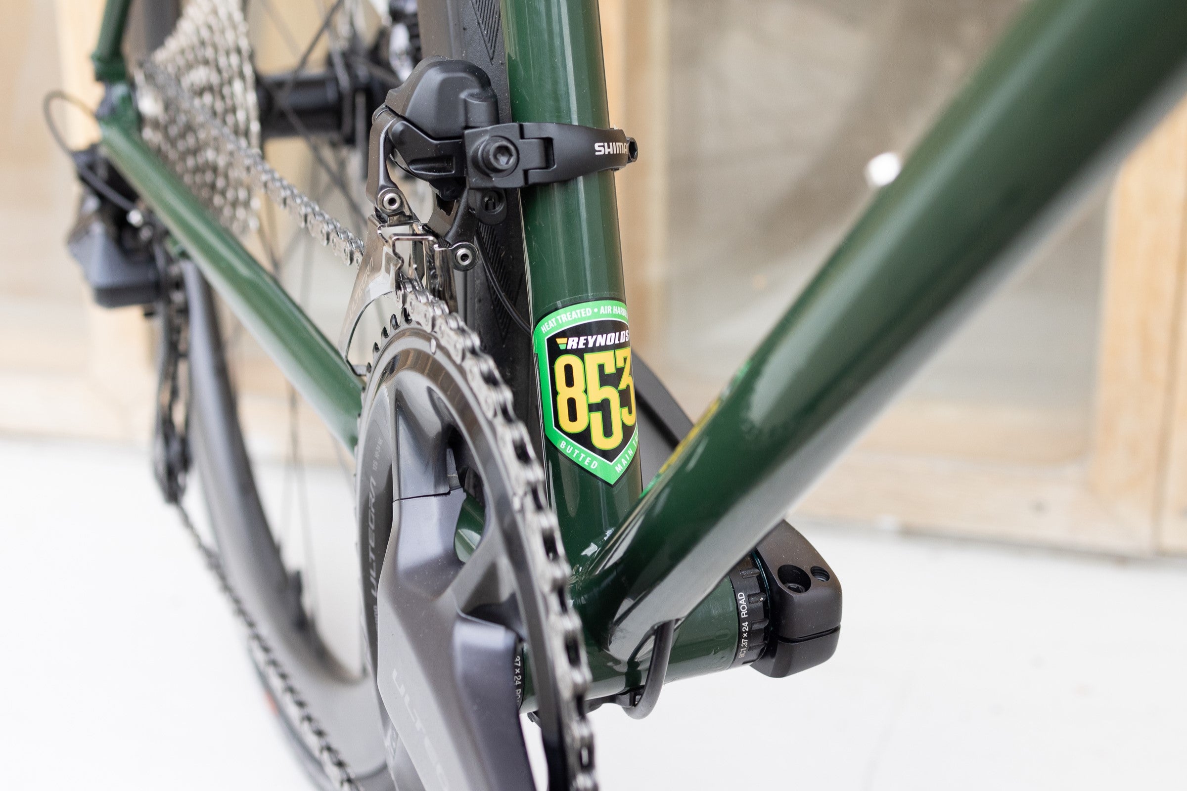 Racing green hot sale bike