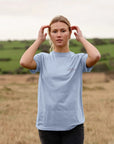 Clara Unisex Tee - Tide Blue