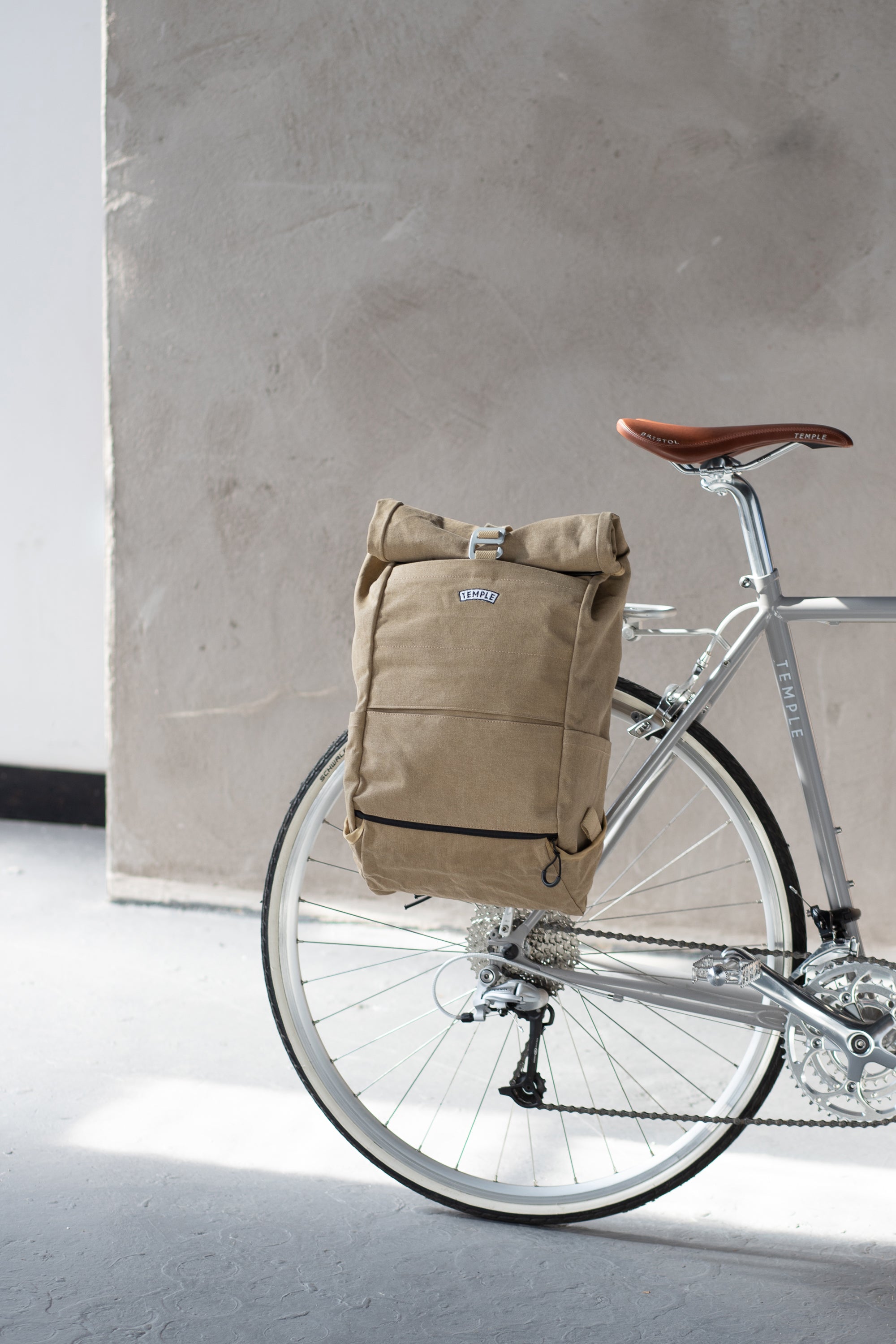 Bike rack hot sale backpack